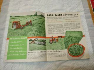 1950 Allis Chalmers Roto Baler Sales Brochure 20 Pages 3