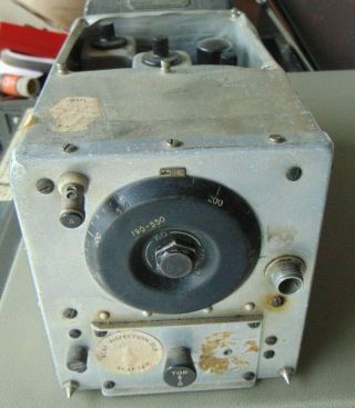 Vintage Ww2 Military Rcaf Aircraft Radio Receiver Bc - 453 - B With Ge Dynamotor