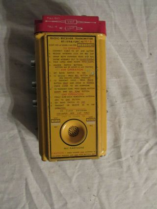 Vintage Rt - 159a / Urc - 4 Pilot Survival Communication Radio Receiver Transmitter