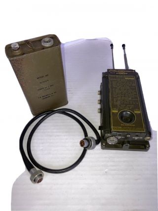 Rt - 159b/urc - 4 Philharmonic Radio & Tel Corp.  Transmitter /receiver & Dry Battery