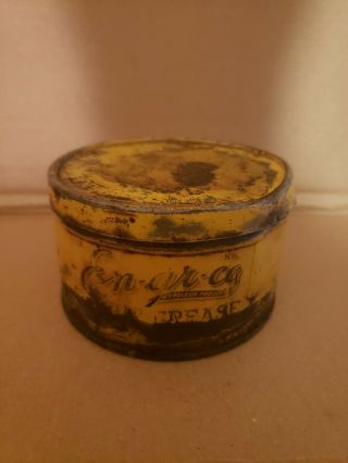 Early 1930s Enarco Motor Oil Cup Grease
