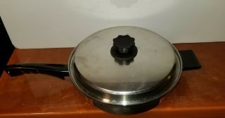 Vintage Lustre Craft Multicore 5 Ply Stainless Steel 10 - 3/4 Skillet Pan Lid