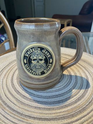 2016 Death Wish Coffee Valhalla Java Odin Tankard Mug.  Deneen Pottery