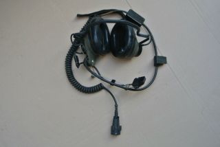 Radio Military Headset H - 247 A/u Radio Prc Prc 8 - 9 - 10 Sem 25 Sem35 Rv3 Rv4 Rt70
