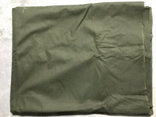 Military Surplus Olive Drab Duck Canvas - 100 10 - Ounce Cotton - 60 " X 4.  8 Yard