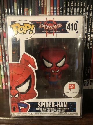 Funko Pop Marvel Comics 410 Spider - Ham Spider - Man Into Spider - Verse Exclusive