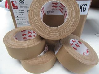 Mod Issue,  Tan Sniper Tape.  50mm Wide,  50m Long.  2,  4,  8,  Or 16 Rolls