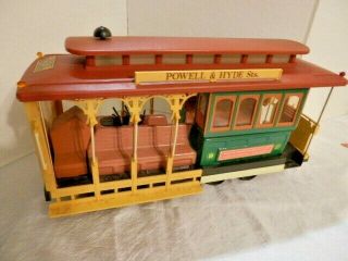 1983 San Francisco Cable Car Powell & Hyde St.  James Beam Distilling Decanters