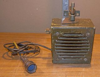 Vintage Glaser - Steers Ls - 166/u Military Field Speaker - 8 Ohms