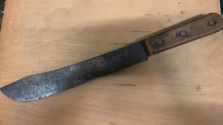 Vintage 12 " Blade Dexter 3xl Carbon Butcher Knife Usa