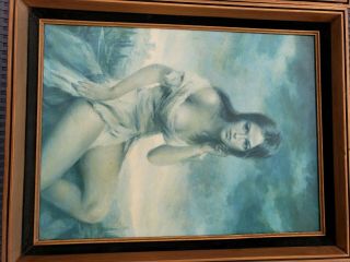 Broken Silence & Girl Of Valdarno Vinciata Joseph Wallace 2 Painting Art26x33 2