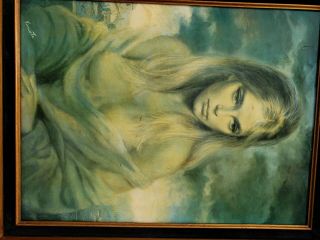 Broken Silence & Girl Of Valdarno Vinciata Joseph Wallace 2 Painting Art26x33 3