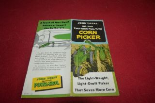 John Deere 200 Corn Picker For 1949 Dealer Brochure Fcca