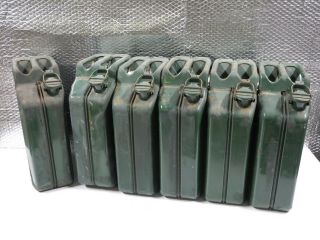 NOS NATO ex - MoD Army Jerry Can 20 litre 20l 5 US gallon green fuel petrol diesel 2