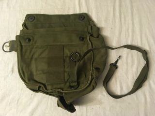 Vintage U.  S.  Military M 17 M Mask,  Protective,  Field Canvas Bag