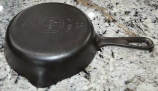 Griswold 702B Cast Iron Skillet 4 Small Logo Flat Bottom 7 