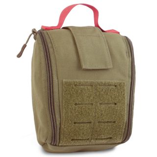 Mil - Tec Ifak Modular Tactical Molle First Aid Medic Medical Pouch Holder Coyote
