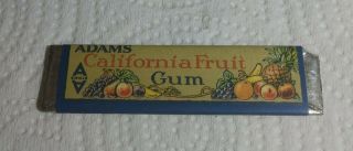 Rare Wwi Adams California Fruit Gum Stick American Chicle Company Ny