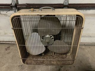 Vintage Metal 2 - Speed Box Fan (22” X 22”)
