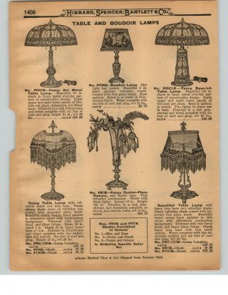 1927 Paper Ad 3 Pg Electric Lamp Fancy Center Piece Base Lit Bridge Floor