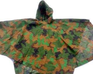 Dutch Army Troops Camo Tactical Poncho Dpm Camouflage