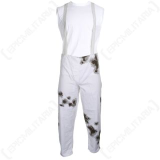 German Military Army Snow Over Trousers Hunting Airsoft Winter Camo