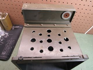Military Field Radio AMPLIFIER AM - 598A/U PRC - 8 9 10 JEEP VENTED CASE ONLY 3
