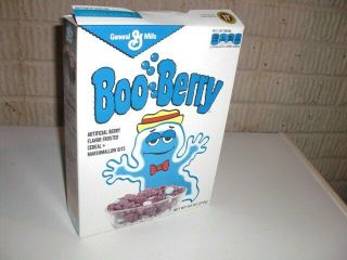 2013 Boo Berry Vintage Style Retro Exclusive Cereal Box General Mills
