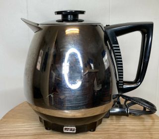 Vtg Townecraft Jet - O - Matic Model 10 Electric Coffee Tea Percolator Pot