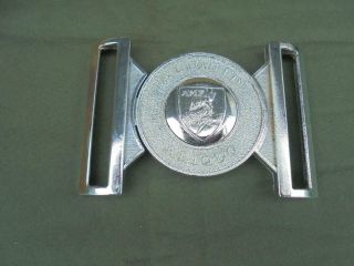 British Army Allied Command Mobile Force Amf Uniform Locket Belt Buckle