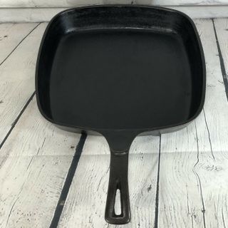 Wagner Ware Vintage Cast Iron Square Skillet Made In Usa