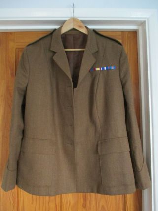 British Army Womens No.  2 Dress Jacket And Skirt (no Buttons On Jacket)
