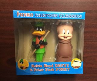 Funko Wacky Wobblers Looney Tunes Robin Hood Daffy Duck & Friar Tuck Porky Pig