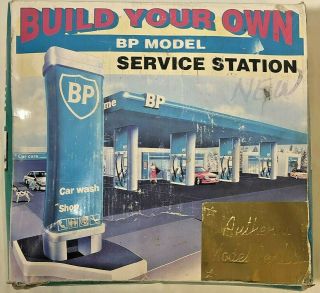 Build Your Own Bp Gas Service Station Car Wash Toy Model Kit
