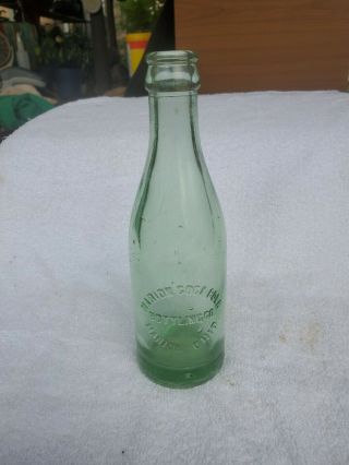 Rare Marion Ohio Green Straight Side Coca - Cola Bottle Very 1