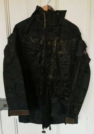 British Army Mtp Jacket Smock Black - Size 170/88