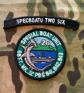 Special Boat Unit Twenty Six Sbu 26 Patches