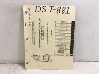 Tm 3 - 4230 - 204 - 12&p Decontaminating Apparatus,  Portable,  Ds2,  Abc - M11.  1987