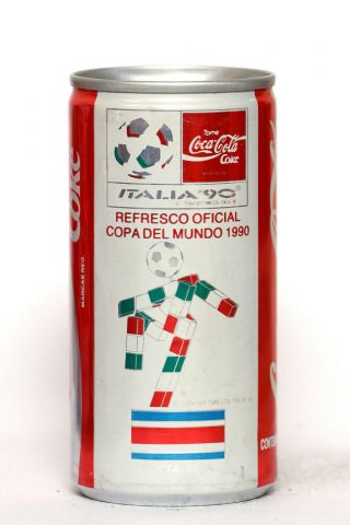 1990 Coca Cola Can From Venezuela,  Costa Rica
