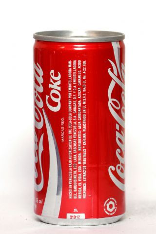1990 Coca Cola can from Venezuela,  Italia ' 90 / Rumania (Romania) 2
