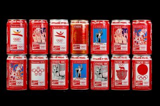 1992 Coca Cola 14 Cans (incomplete) Set From The Uk,  Barcelona 