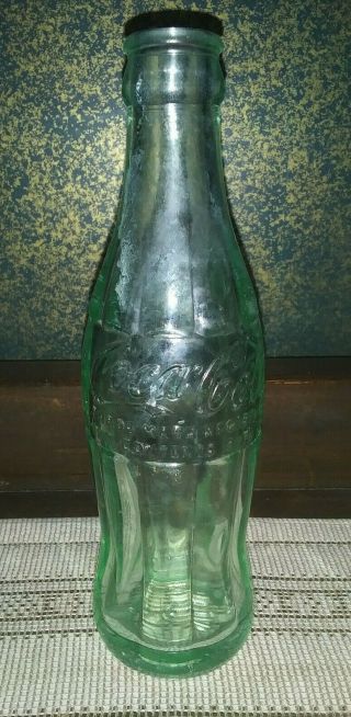 1952 Vintage Inverness Fla Coca Cola Coke 6 Oz Bottle Hobbleskirt (pb - 986)