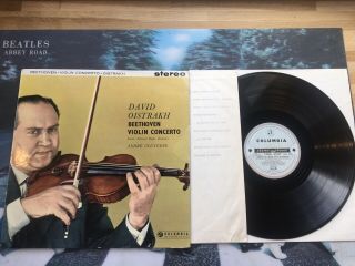 Rare Uk 1st B/s Sax 2315 Oistrakh Beethoven Violin Concerto Cluytens