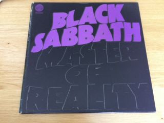 Black Sabbath Masters Of Reality Nm First Press Vinyl Record W/ Poster
