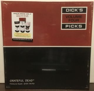 Grateful Dead Fillmore East 2/13 - 14/70 Dick’s Picks Vol 4 Vinyl 6 Lp Box