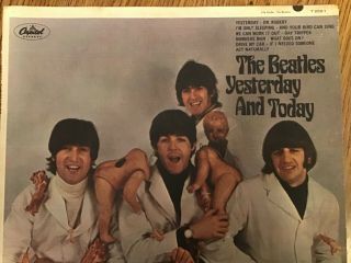 The Beatles 3rd State mono 3 Butcher Cover in just peeled ex cond WOW 2