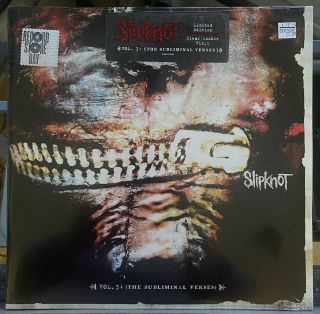 Slipknot - Volume 3 The Subliminal Verses - Rsd Clear Vinyl