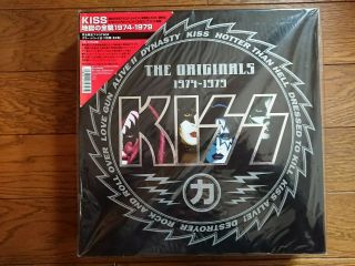 Kiss The Originals 1974 - 1979 Japan 11 Color Lp Box Set Complete W/ Stickered Obi