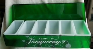 Ready To Tanqueray Bar Fruit Caddy Holder Cherry Lime Lemon Olive