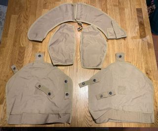 Ancillary Cover Set For Solo Made British Army Osprey Assault Armour In Tan